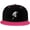 Pink, variant on Spartan Hip Hop Hat Two Tone Flat Bill 6 Panel Cap Unisex