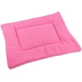 thumbnail image 2 of Rosa - Almohada universal para mascotas - Almohadilla para dormir cuadrada de vellón suave para perros y gatos - S: 45X32CM (1 pieza), 2 of 4