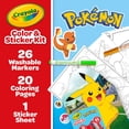 thumbnail image 3 of Art Kit Crayola Pokémon con 26 rotuladores lavables, 20 páginas, más de 4, 3 of 7