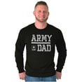 thumbnail image 3 of US Army Dad Military Star Logo Men's Long Sleeve Tee T Shirt Brisco Brands M, 3 of 6