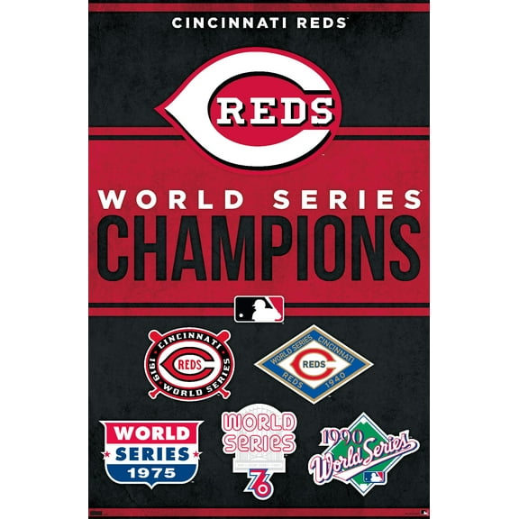 MLB Cincinnati Reds - Champions 23 Wall Poster, 22.375" x 34"