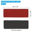 thumbnail image 2 of Magnetic Name Tag 3.15x1.18 Inch, Dry Erase Magnet Labels Waterproof Reusable Strips, 60 Pcs Red, 2 of 6