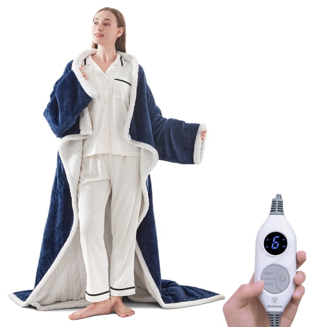 Manta térmica portátil Westinghouse Snuggle con bolsillo para los pies