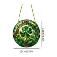 thumbnail image 4 of Gmogad St. Patrick's Day Glass Light Trap Decor - Irish Shamrock Holiday Ornaments for Christmas Tree Gifts - Handmade Cultural Spiritual Souvenirs for Men Women, 4 of 9