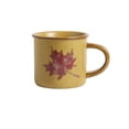 thumbnail image 1 of Maple Leaf Pattern Mug Stoneware Frosted Household Coffee Cup with Handle, 1 of 6