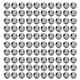 thumbnail image 1 of Bola de metal, 500 piezas Cojinete de bolas Bola de acero de 8,5 mm Bola de acero al carbono Meticulosamente diseñada, 1 of 8
