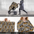 thumbnail image 6 of Car Seat Cover Baby - retro excavator a Breathable Infant Car Seat Cover for Baby Carseat, Lightweight Comfort Baby Essentials Must Haves Newborn Stuff for Girl Boy, 6 of 7