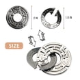 thumbnail image 5 of Brain Teaser Puzzle Games GVKES Fun Metal 3D Toys Gift 12+, 5 of 5