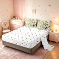 thumbnail image 3 of Manfei Cartoon Frog 7pcs Queen Bedding,Traditional Christmas Tree Bowknot Bedding Comforter Set Queen,White Green,Polkadot Reversible, 3 of 6
