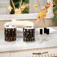 thumbnail image 4 of Yayeee 4 Pack Qtip Holder Bathroom Cotton Swab Canister with Lid Clear Dispenser Set, Halloween Dancing, 4 of 6