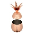 thumbnail image 6 of Bar Lux 24 oz Copper-Plated Stainless Steel Pineapple Tumbler - 4 1/4" x 4 1/4" x 9 1/4" - 1 count box, 6 of 11