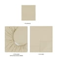 thumbnail image 6 of Mainstays Super Soft Brushed Microfiber Bed Sheet Set, Papyrus Beige, Twin-XL, 3 Piece, 6 of 13