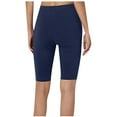 thumbnail image 4 of Tumotour Yoga Shorts For Women Plus Size Yoga Shorts Solid Color Lace Elastic High Waisted Running Workout Gym Shorts Sports Shorts, 4 of 5