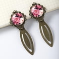 thumbnail image 3 of Peony Vintage Copper-Colored Lace Bookmarks: Stainless Steel Book Accessories and Book Marks - Ideal Gifts for Readers and Book Lovers, 3 of 5