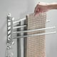 thumbnail image 3 of Toallero giratorio para baño Toallero giratorio de 35 cm y 4 brazos, acero inoxidable SUS304 montado en la pared, toallero con brazo giratorio que ahorra espacio, toallero para baño, 3 of 6