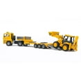thumbnail image 4 of Bruder Toys MAN TGA Low Loader Truck with JCB Backhoe Loader on Trailer | 02776, 4 of 5