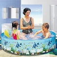 thumbnail image 1 of mmirethe Piscine Gonflable Extérieure Familiale pour Jardin Piscine Gonflable Ronde Pataugeoire No.1, 1 of 6