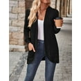thumbnail image 3 of Lightweight and Cardigan for Women Solid Color Open Front Loose Fit Cardigans Soft Women Coat With Pokets Cogild, 3 of 6