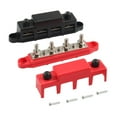 thumbnail image 5 of yotijar 2 Pieces Generic 4 Terminal Power Distribution Blocks Terminal Block Bus Studs 150A, 5 of 8