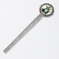 thumbnail image 2 of Saint Patrick's Day Vintage Silver Lace-Edged Bookmark: a Gift for Readers and Book Lovers, 2 of 5
