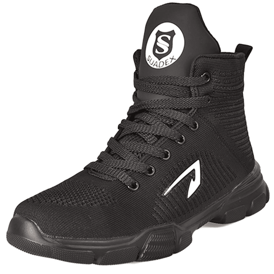 Mens Steel Toe Work Safety Shoe Indestructible Bulletproof Midsole Slip On Boots 