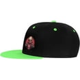 thumbnail image 3 of We Ride at Dawn Flat Bill Hats Contrast Hip Hop Baseball Cap Unisex Snapback Rock Caps, 3 of 9