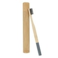 thumbnail image 1 of 1 Pair Bamboo Toothbrush with Smooth Handle for Teeth Cleaning 7.5x0.4x0.4in, 1 of 9