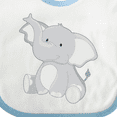 thumbnail image 4 of Inktastic Elephant Boys or Girls Baby Bib, 4 of 4