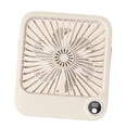 thumbnail image 2 of Mini ventilador portátil USB recargable ventilador personal ventilador de escritorio personal mini refrigeración Beige, 2 of 9