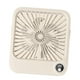 thumbnail image 2 of Mini ventilador portátil de 5 velocidades, recargable por USB, para mesa, camping, interior y coche. Beige, 2 of 9