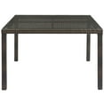 thumbnail image 3 of Modway Conduit 47" Outdoor Patio Wicker Rattan Dining Table in Brown, 3 of 3