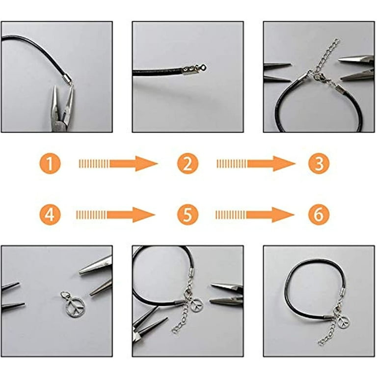 100pcs Golden Folding Crimp Ends Stainless Steel Crimps Ends Fold