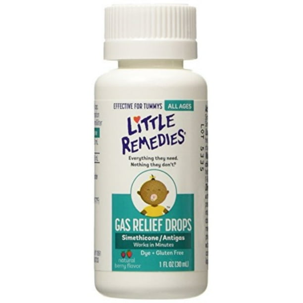 little remedies tummys gas relief drops, natural berry, 2 fl oz