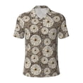 thumbnail image 2 of Daiia Dandelion Flower Pattern Men’s Polo Shirts,Solid Deck Shirt,Classic Fit, Breathable Cotton Polo for Casual and Sport Wear-XX-Large, 2 of 7