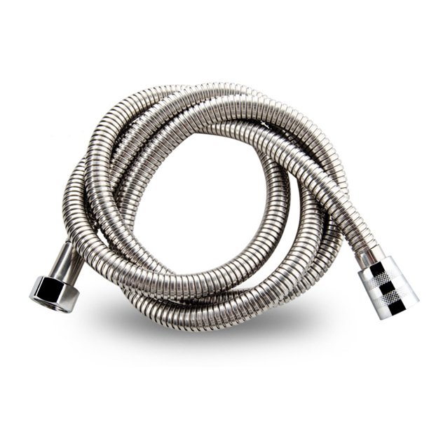 Flexible Burstproof Stainless Steel Shower Hose Telescopic Pipe for Bathroom 1.5 m encryption