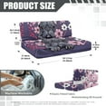 thumbnail image 7 of FORUDESIGNS French Bulldog Cherry Blossom Print 2 Pcs RV Dinette Cushion Covers Comfortable RV Couch Cover Stretch Sofa Furniture Protector Furniture Protector for RV Camper Car Bench, 7 of 7