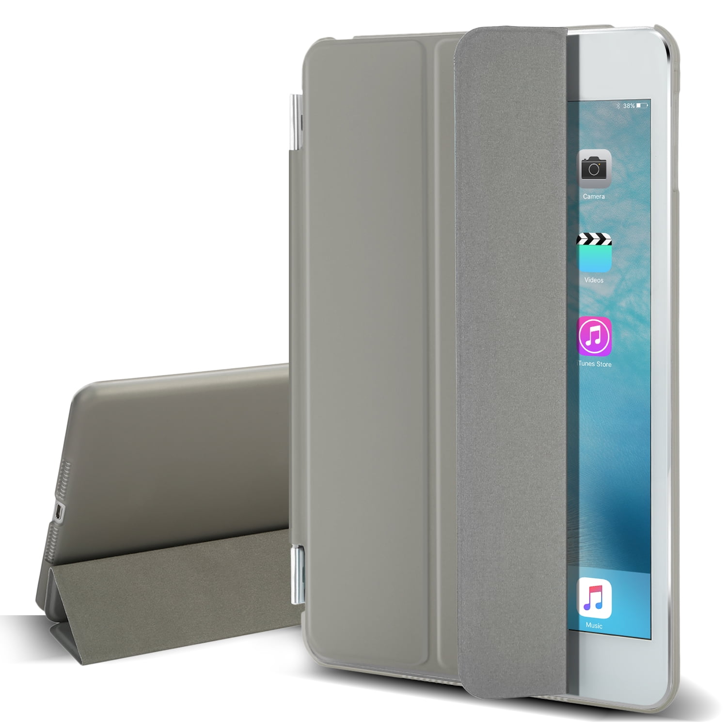 Tkoofn Ipad Mini 4 Case Au Slim Smart Magnetic Leather Stand Cover Back Case For Apple Ipad Mini 4 A1538 A1550 Walmart Com Walmart Com