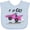 AE-Light Blue, variant on Inktastic Go Go Go Pink Racing Car Boys or Girls Baby Bib