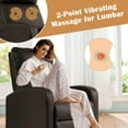 thumbnail image 5 of CL.HPAHKL Recliner Chair, Adult High-Density Sponge Cushion and PU Leather Reclining Chair for Living Room, Bedroom, Home Office, 5 of 7