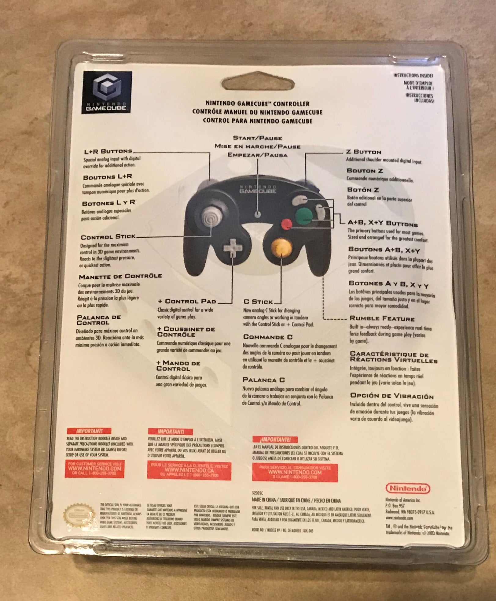 Mando gamecube original