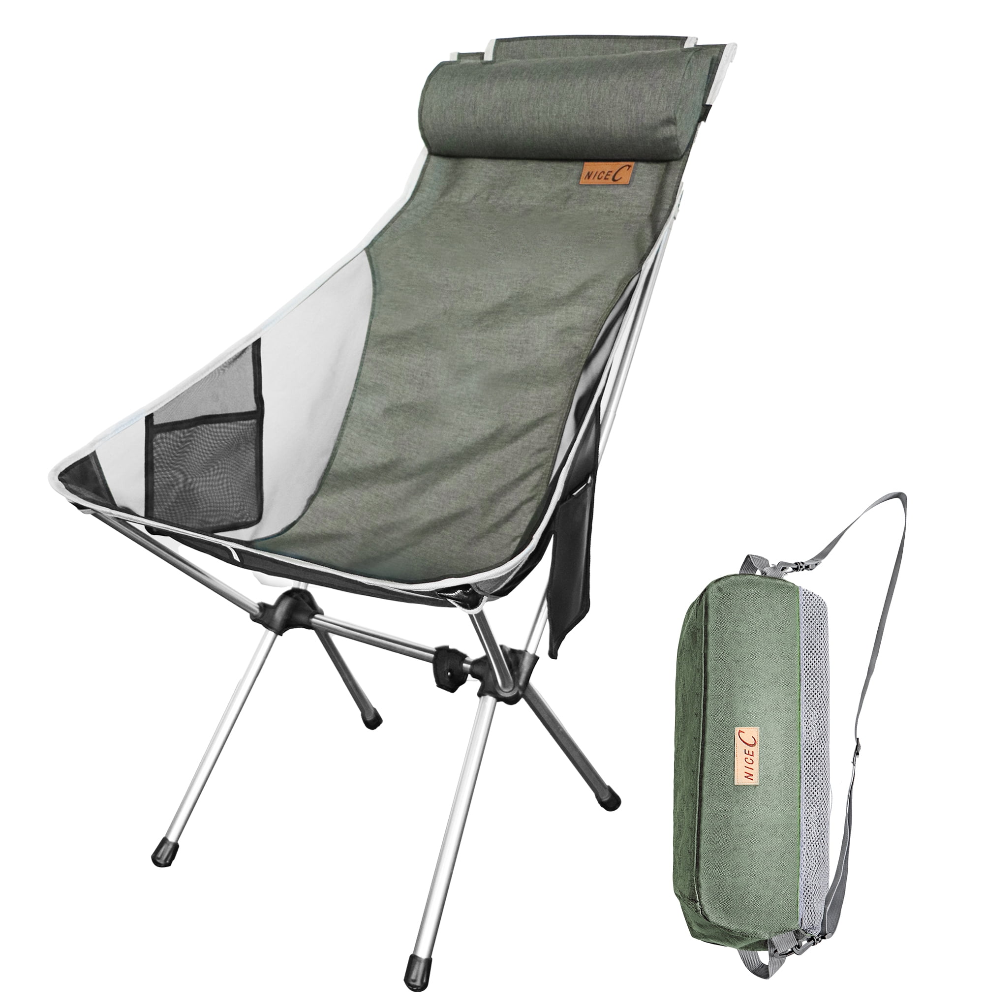 Nice C Camping Chair, Green - Walmart.com