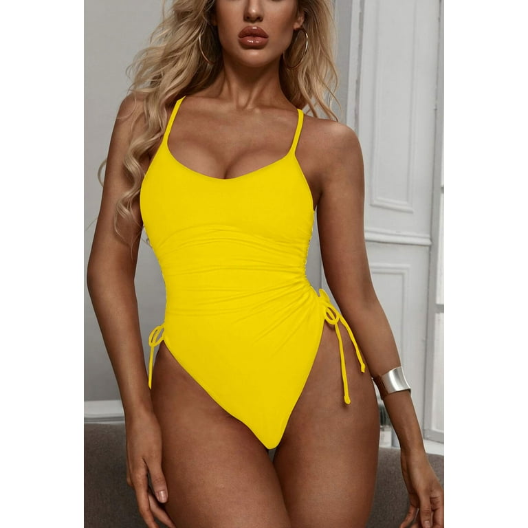 Walmart yellow deals swimsuit