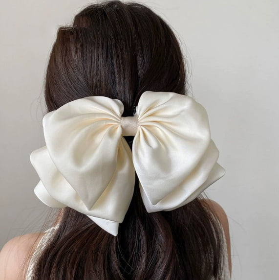 Satin Shark Clip - Elegant and Strong Grip Hair Claw for Everyday Use