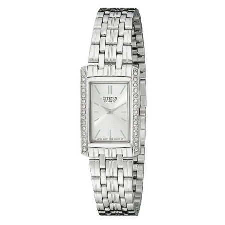 Dkny Womens Stainless Steel Bracelet Watch - EK1120-55A Women's Stainless Steel Swarovski Accented Bracelet Watch