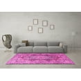 thumbnail image 3 of Ahgly Company Indoor Round Persian Pink Traditional Area Rugs, 4' Round, 3 of 4