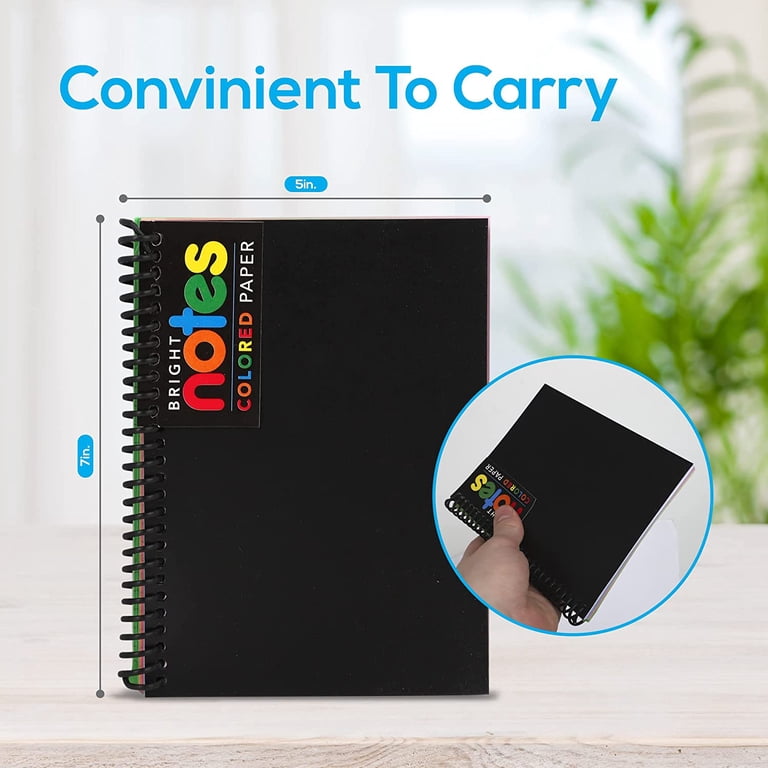 Manaloom 5x7 Spiral Notebook, 3-Pack Neon Colored photo 7