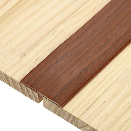 T-Molding Transition Strips, 3.28 ftx1.97" Vinyl Flooring Edging Trim, Walnut