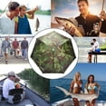 thumbnail image 2 of Coofit 30in Diameter UV Protection Fishing Field Sun Umbrella Hat (Camouflage), 2 of 10