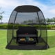 thumbnail image 1 of Carpa Mosquitero Alvantor Pop Up 1.8x1.8 m Resistente a UV Negro, 1 of 8