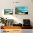 thumbnail image 4 of Elephant Stock Beach Dunes Wall Art - Horizontal Multi Panel Canvas - Living Room Wall Decor - Beach Multi Panel - Turquoise And Blue Decor By Jane Slivka - 33" x 20", 4 of 8